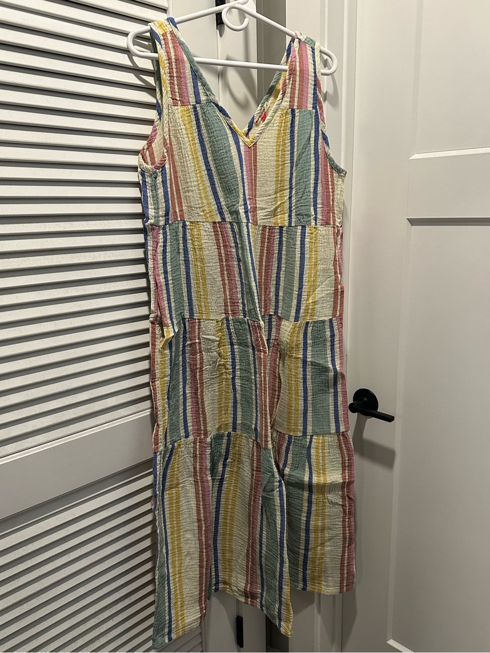 Marine Layer striped beach coverup